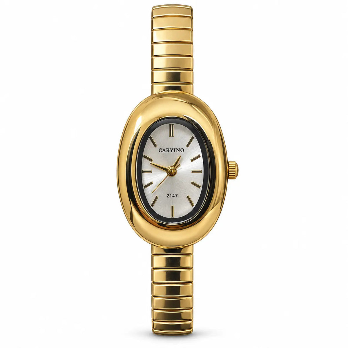 CARYINO 2147 Oval Dial Bracelet Watch