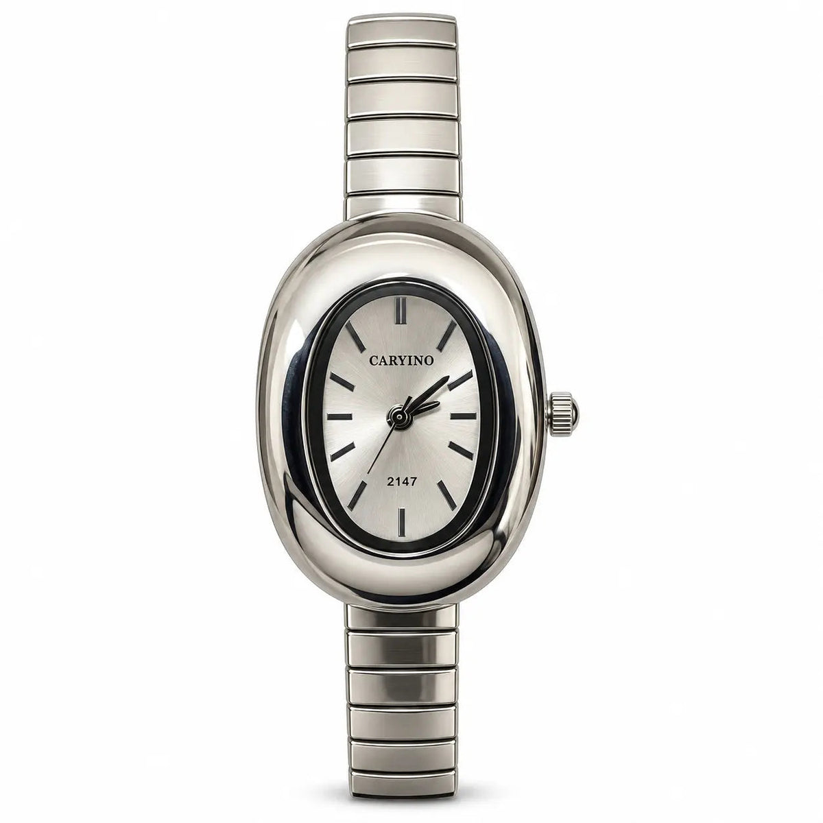 CARYINO 2147 Oval Dial Bracelet Watch