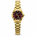 CARYINO 9399 Crystal Dial Gold Bracelet Watch