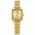CARYINO Crystal Accent Square Dial Bracelet Watch