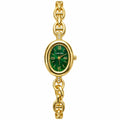 CARYINO Women's Oval Gold Bracelet Analog Watch