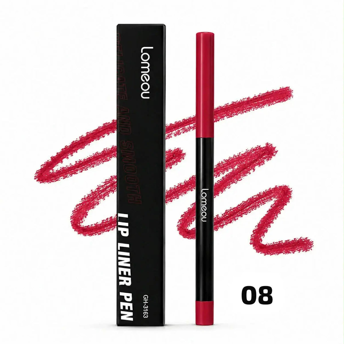 Lomeou Delicate & Smooth Lip Liner Pen Pixie La Bella
