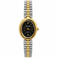 RINNADY Two-Tone Oval Dial Bracelet Watch