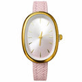 Women’s Minimalist Oval Dial Strap Watch