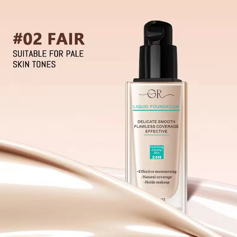 GR Liquid Foundation - Hydrating Full Coverage Foundation